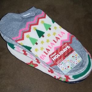 No show Holiday socks
